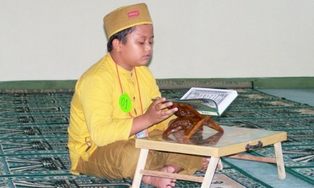 Salah Satu Peserta Jambore Anak Muslim 2012